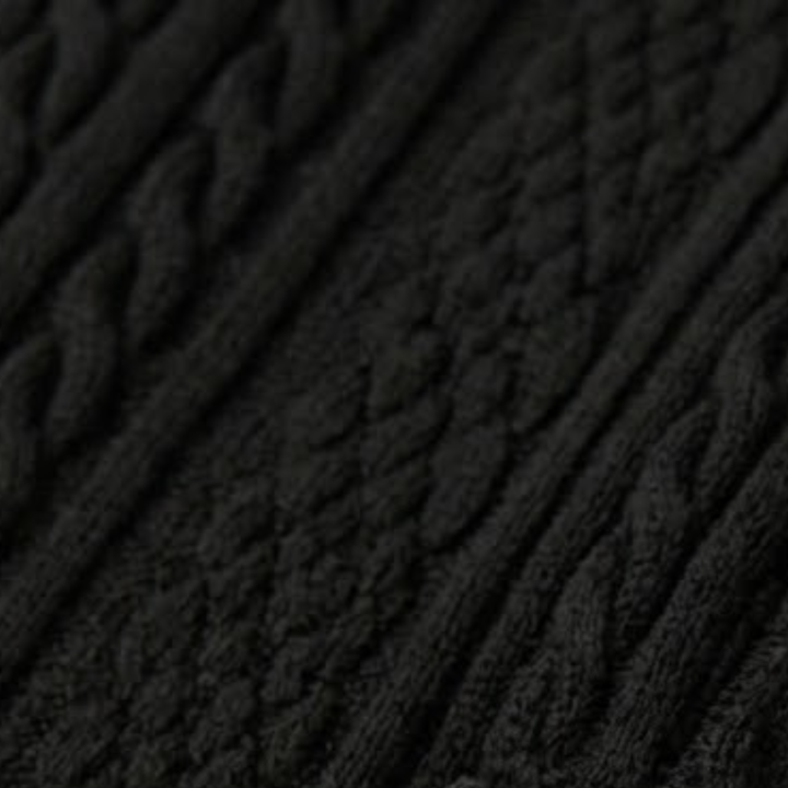 Men's Cable Knit Polo Shirt