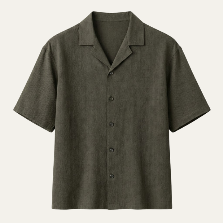 Men's Camp Collar Short Sleeve Shirt