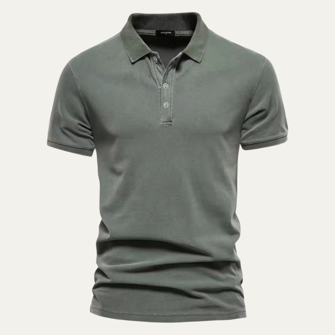 Men's Classic Collar Short-Sleeve Polo Shirt