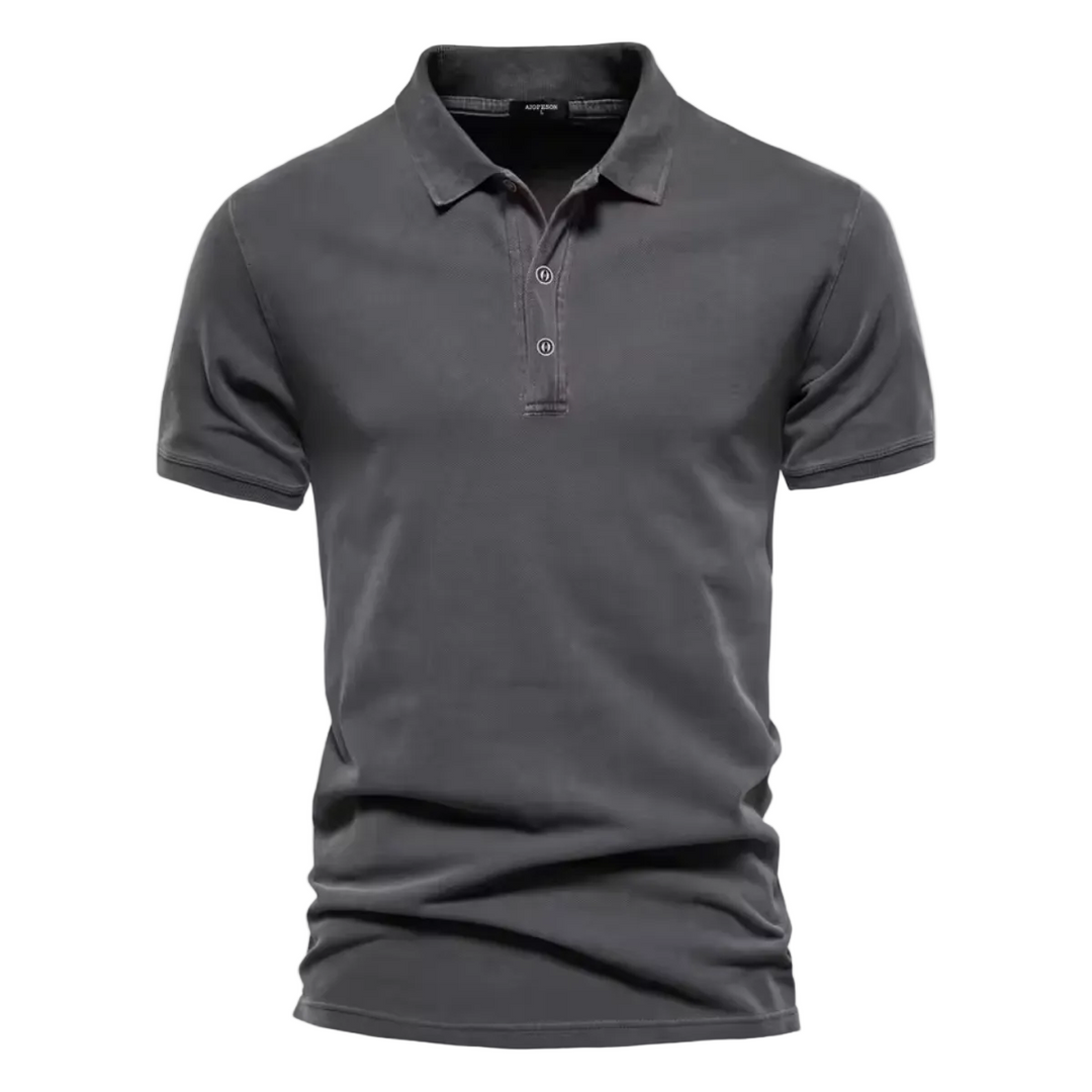 Men's Classic Collar Short-Sleeve Polo Shirt