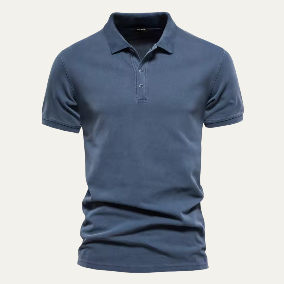 Men's Classic Collar Short-Sleeve Polo Shirt