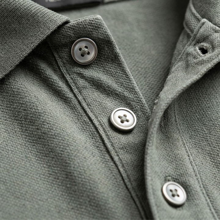 Men's Classic Collar Short-Sleeve Polo Shirt