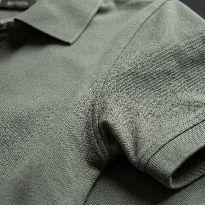 Men's Classic Collar Short-Sleeve Polo Shirt