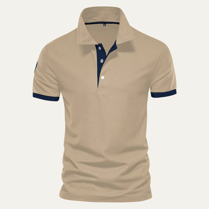 Men's Contrast Lined Polo Shirt