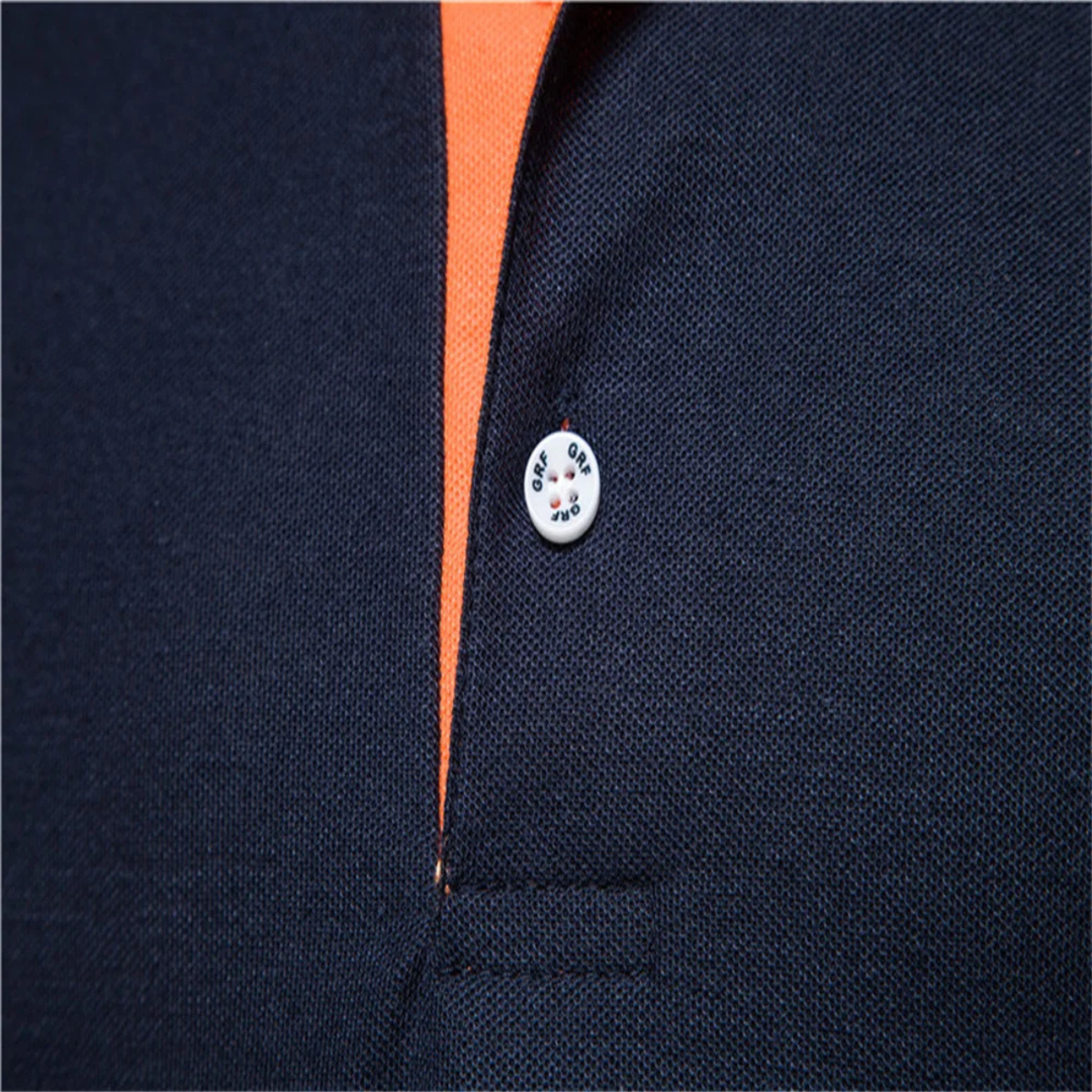 Men's Contrast Lined Polo Shirt