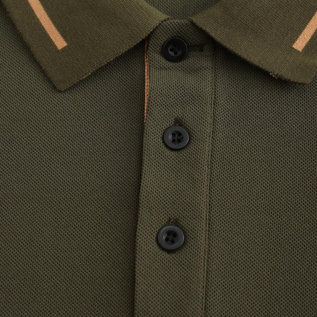 Men's Contrast Tipped Polo Shirt