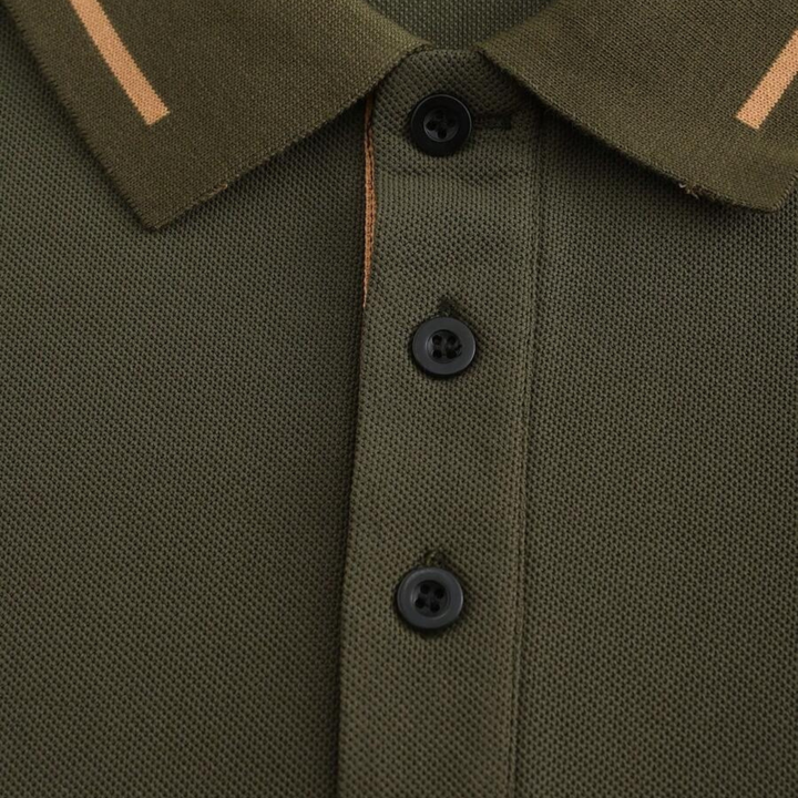 Men's Contrast Tipped Polo Shirt