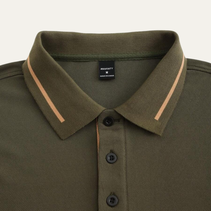 Men's Contrast Tipped Polo Shirt