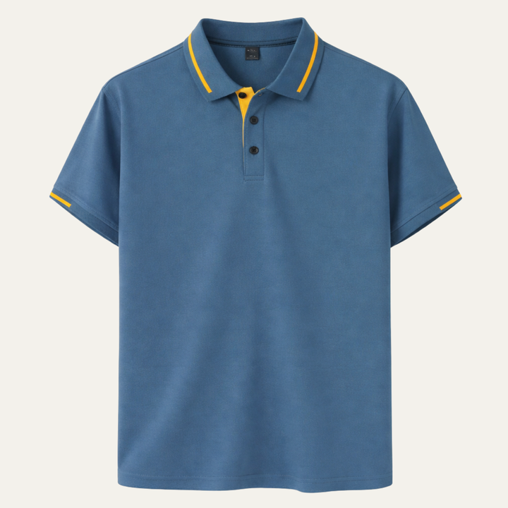 Men's Contrast Tipped Polo Shirt