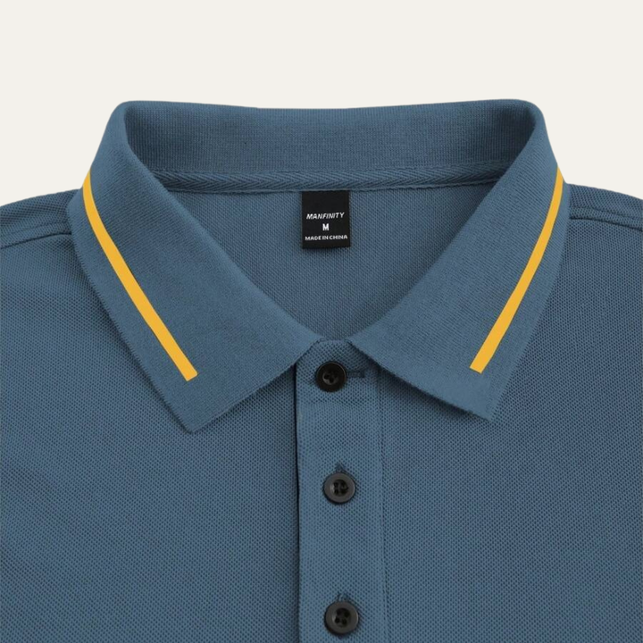 Men's Contrast Tipped Polo Shirt