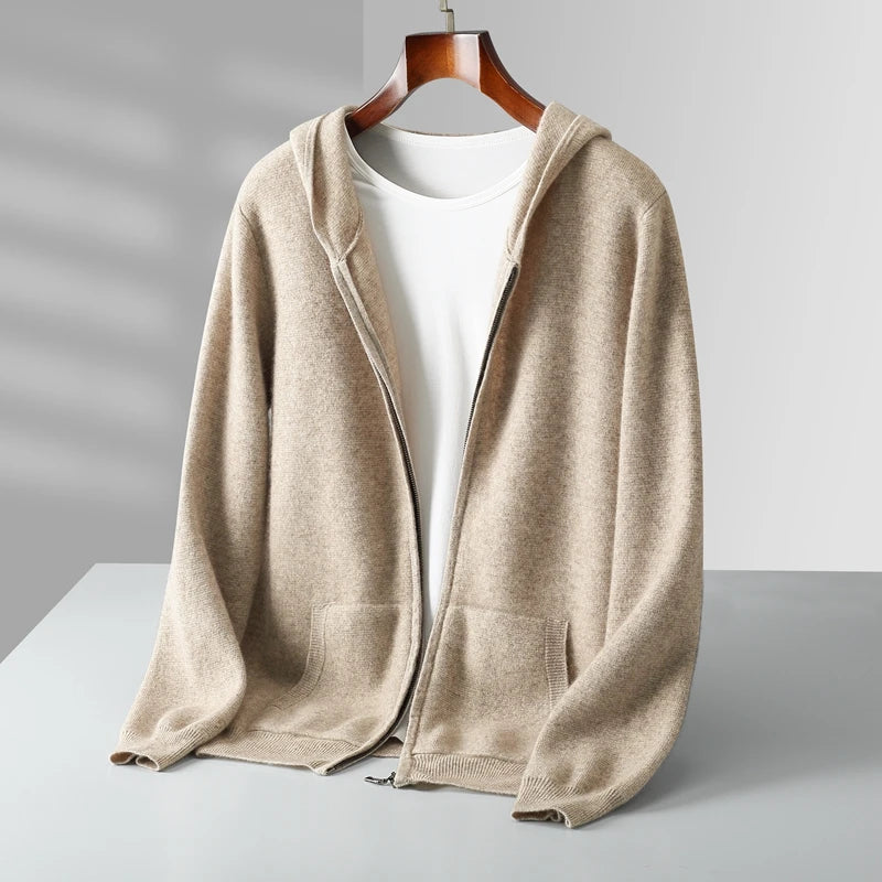 Men’s Full-Zip Knit Hoodie