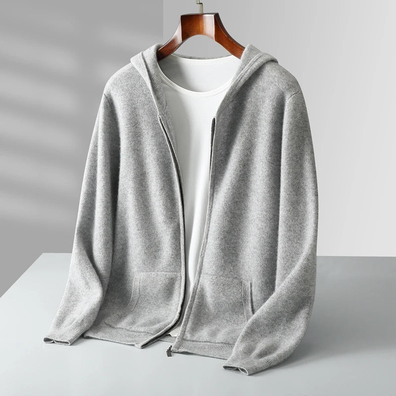 Men’s Full-Zip Knit Hoodie