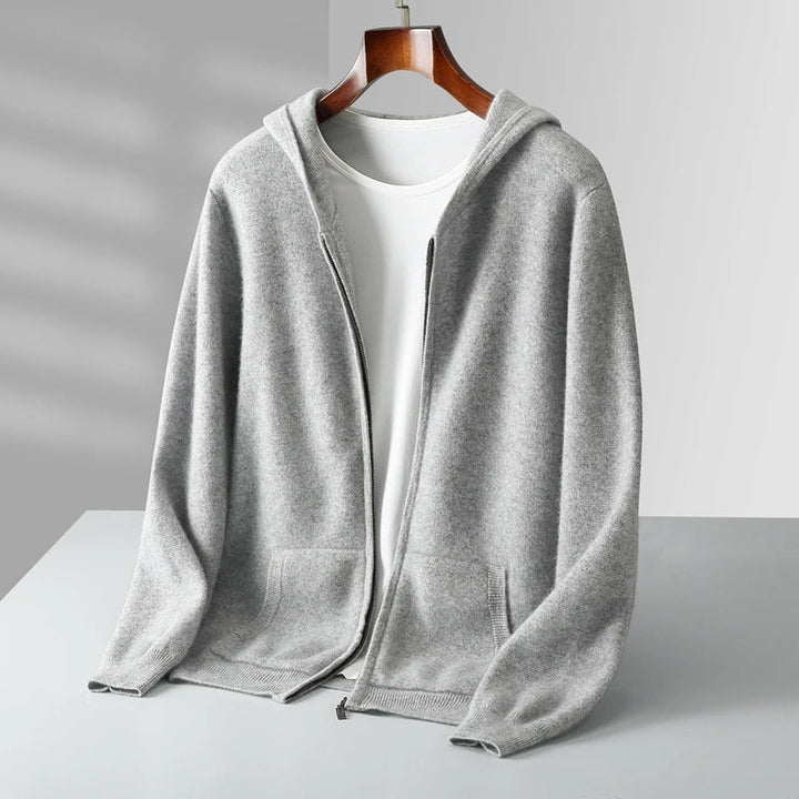 Men’s Full-Zip Knit Hoodie