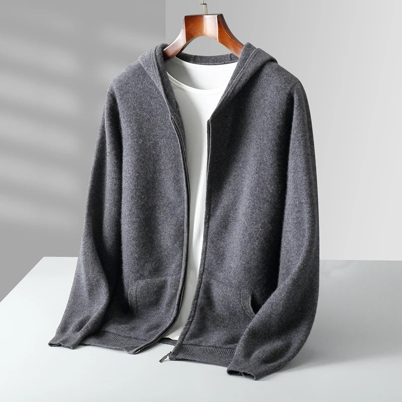 Men’s Full-Zip Knit Hoodie