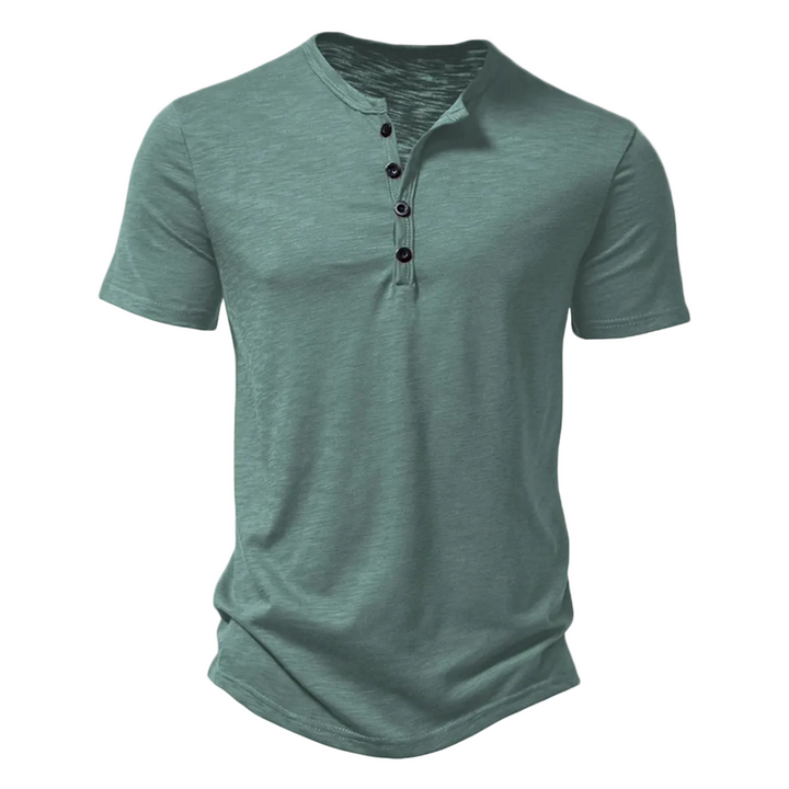 Men's Henley Short Sleeve T-Shirt