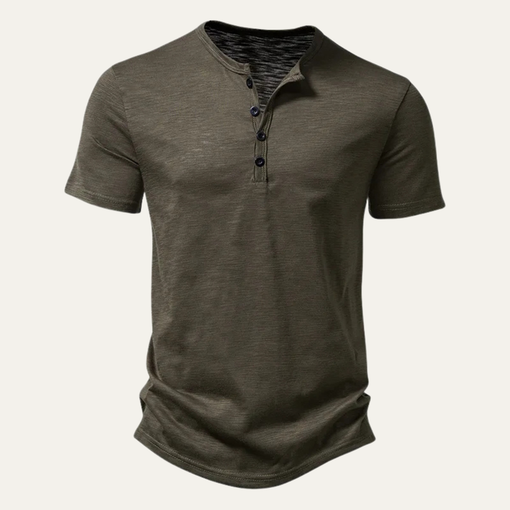 Men's Henley Short Sleeve T-Shirt