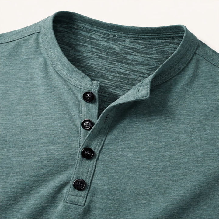 Men's Henley Short Sleeve T-Shirt