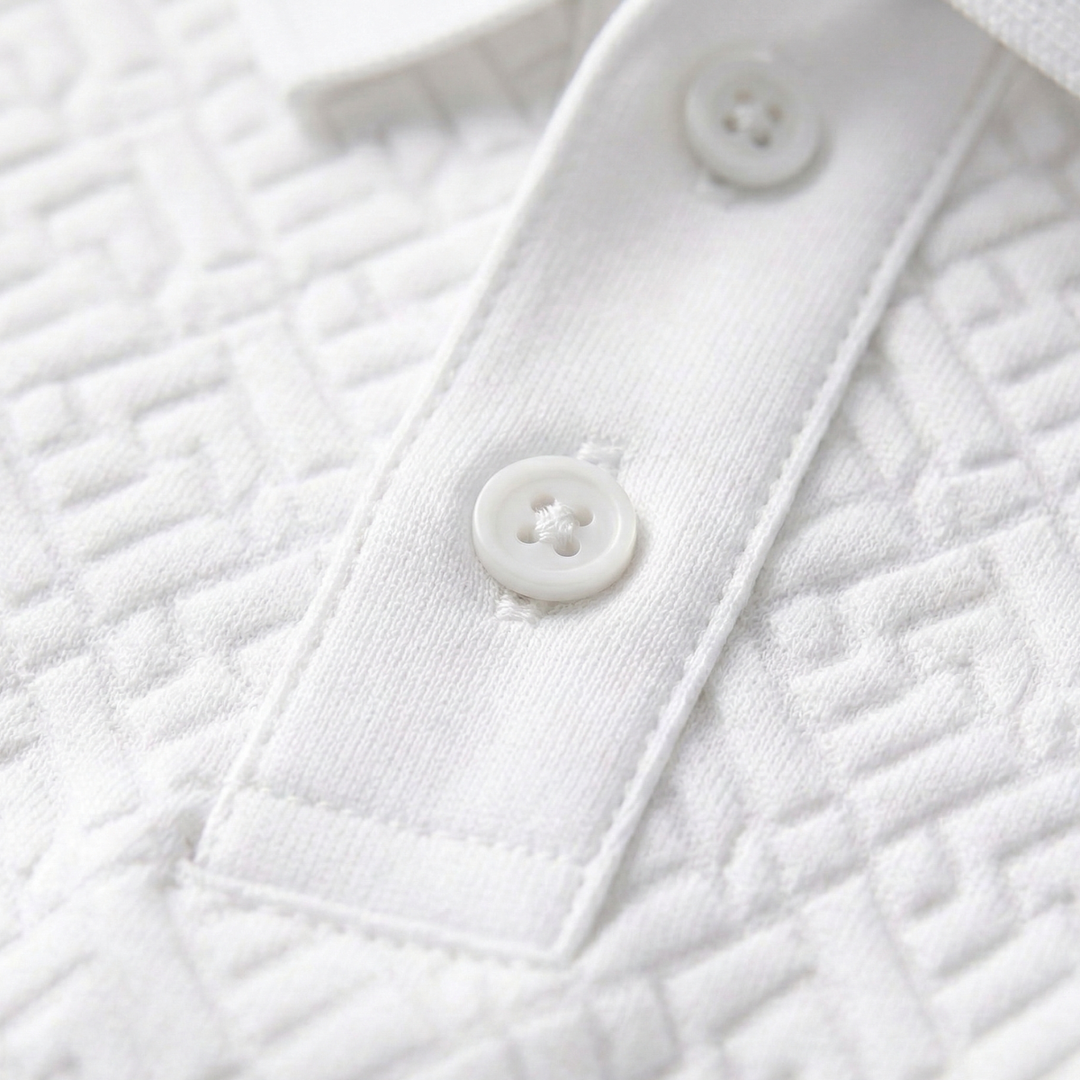 Men's Jacquard Polo Shirt
