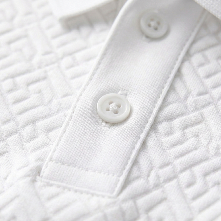 Men's Jacquard Polo Shirt