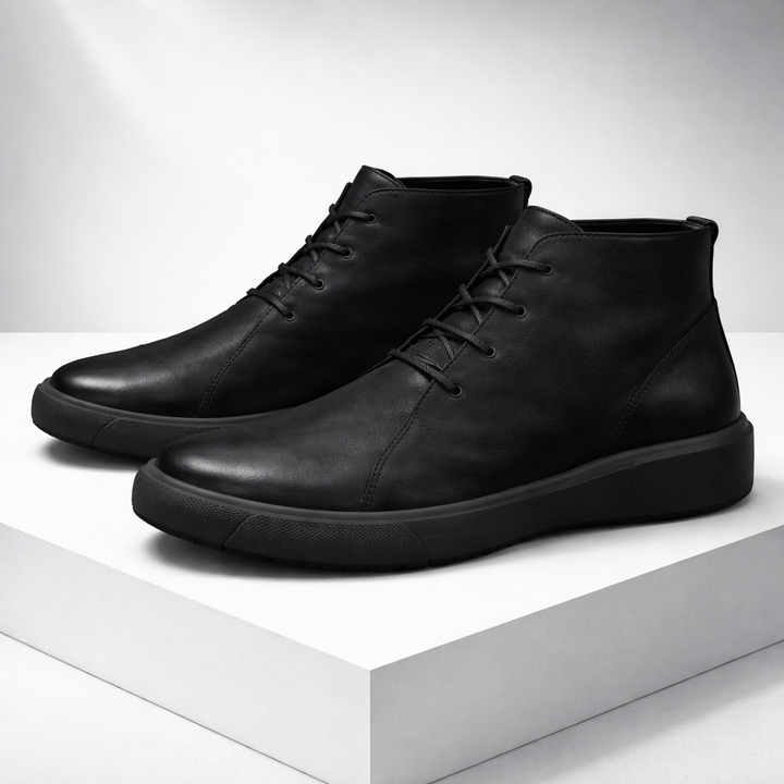 Men's Lace-Up Chukka Boots with Chunky Sole