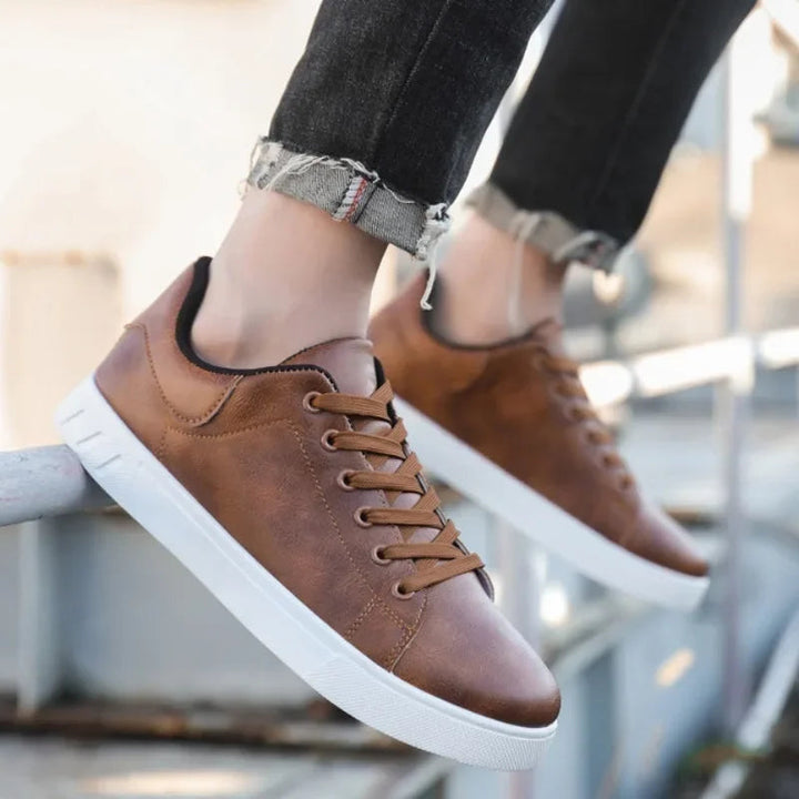 Men's Lace-Up Low-Top Sneakers