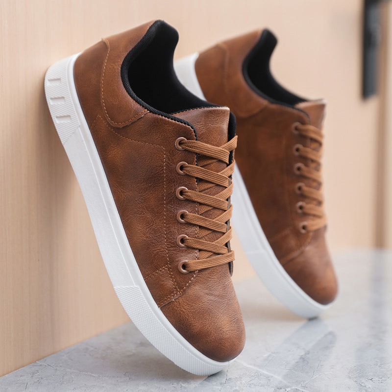Men's Lace-Up Low-Top Sneakers