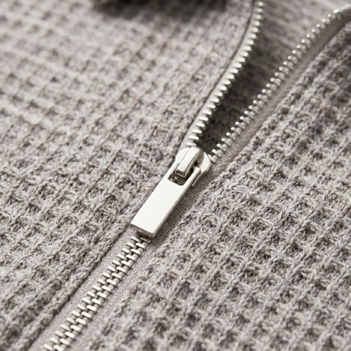 Men's Marled Half-Zip Polo Shirt