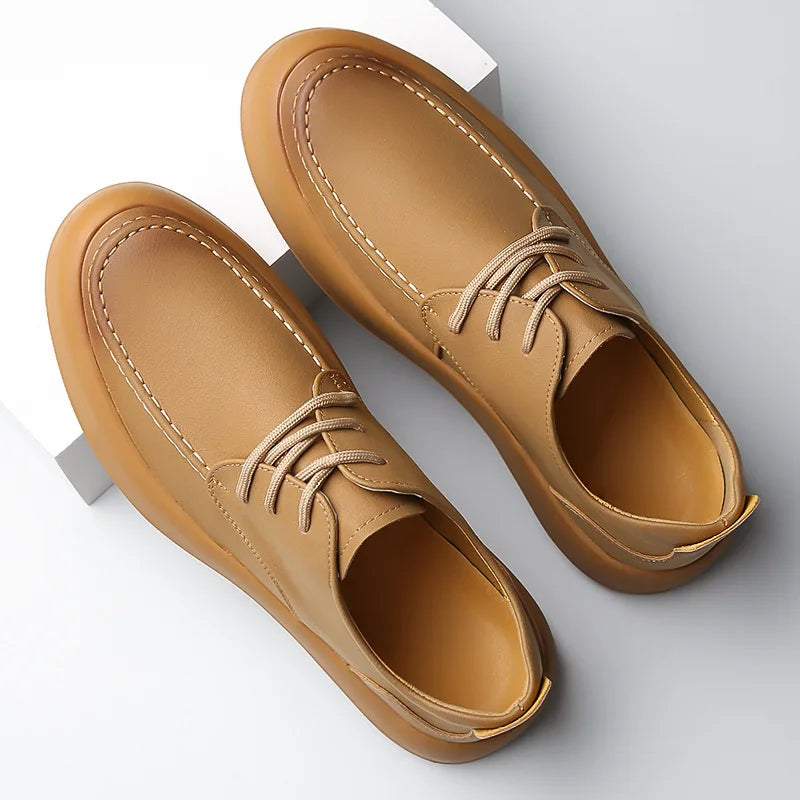Men's Moc-Toe Lace-Up Sneakers
