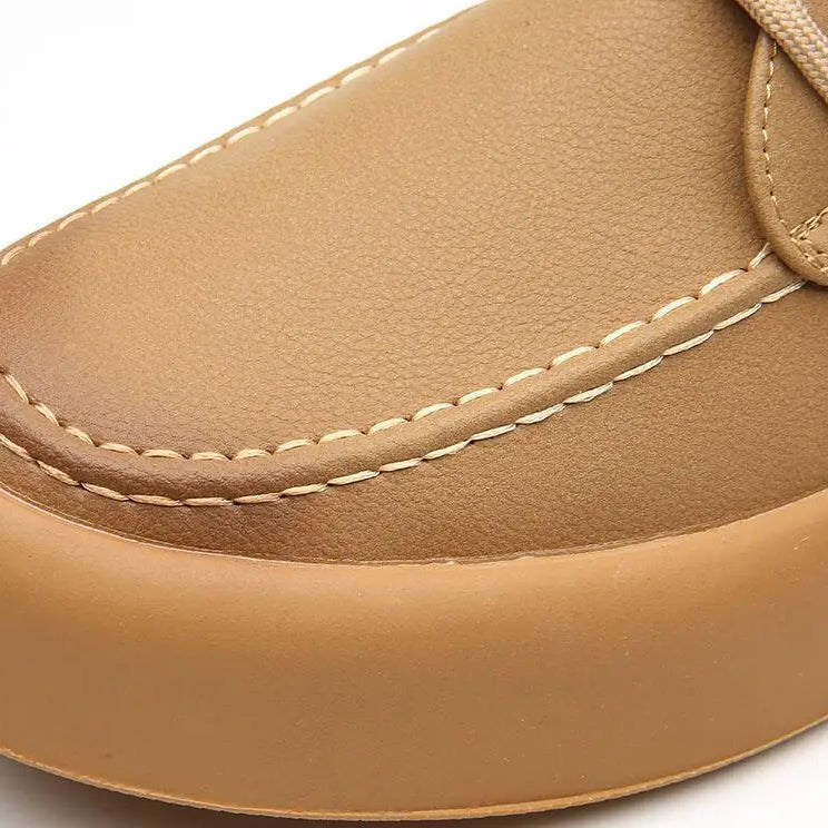 Men's Moc-Toe Lace-Up Sneakers