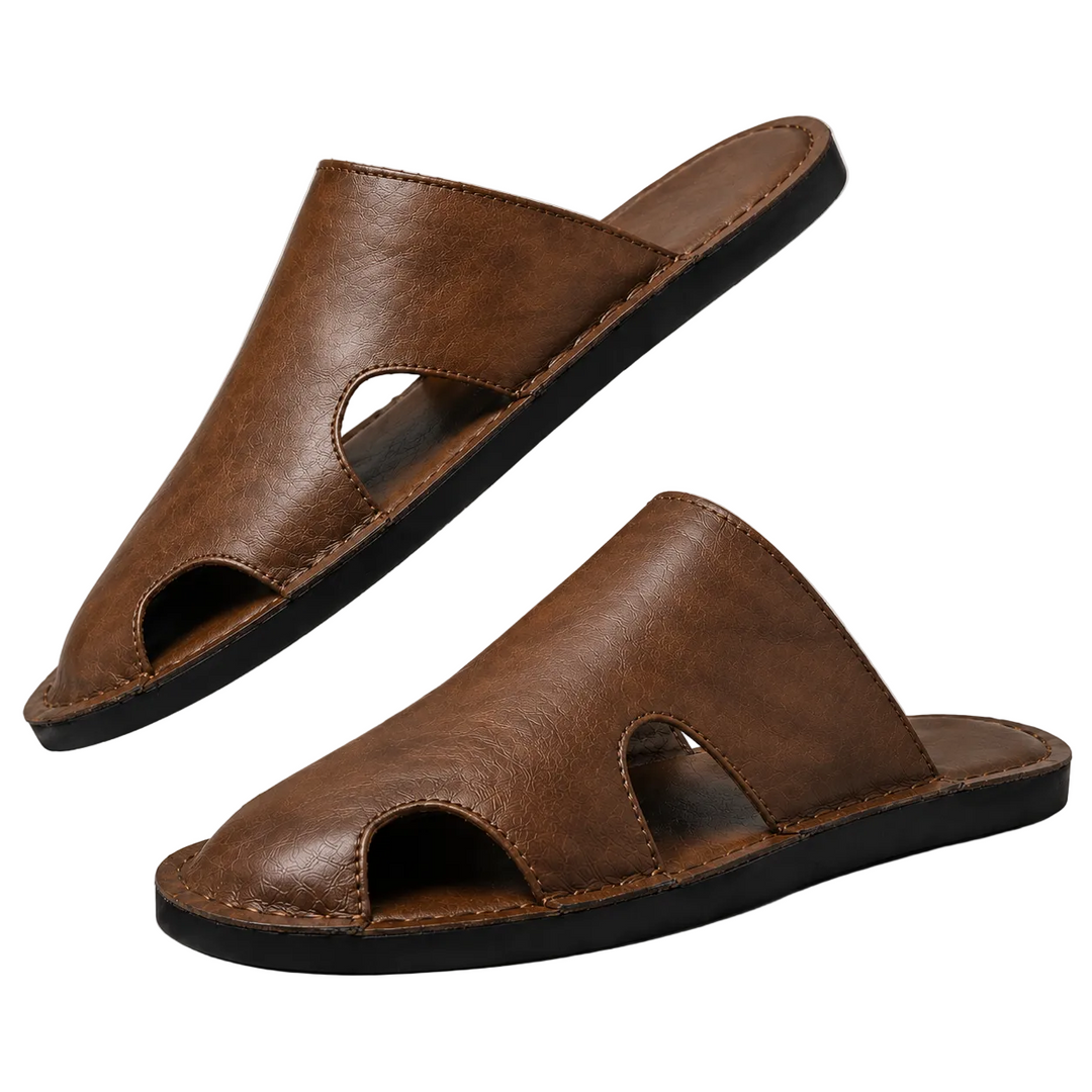 Men's Open-Side Cut Slide Sandals