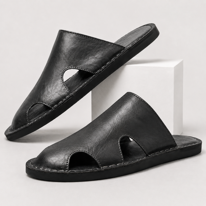 Men's Open-Side Cut Slide Sandals
