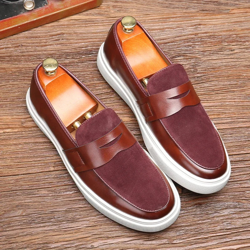 Men's Penny Sneakers with Chunky Sole