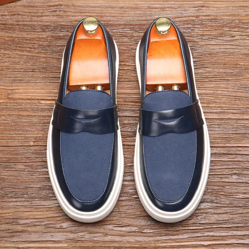 Men's Penny Sneakers with Chunky Sole