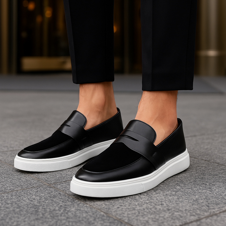 Men's Penny Sneakers with Chunky Sole