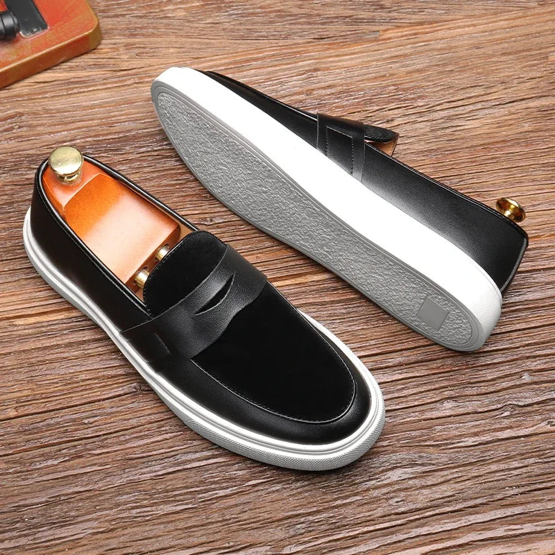 Men's Penny Sneakers with Chunky Sole
