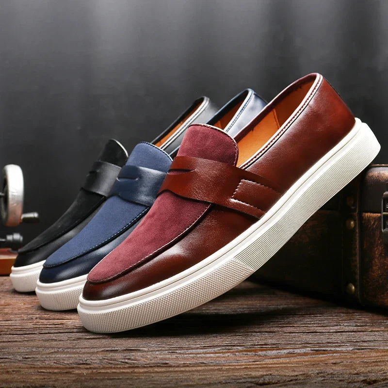 Men's Penny Sneakers with Chunky Sole