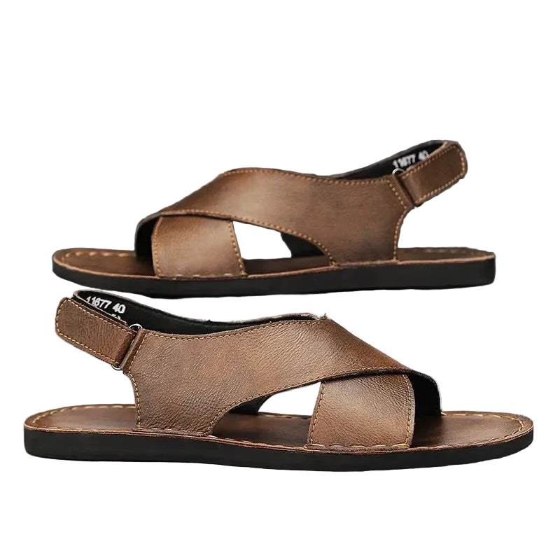 Men’s Sandals with Slingback Strap and Cushioned Sole