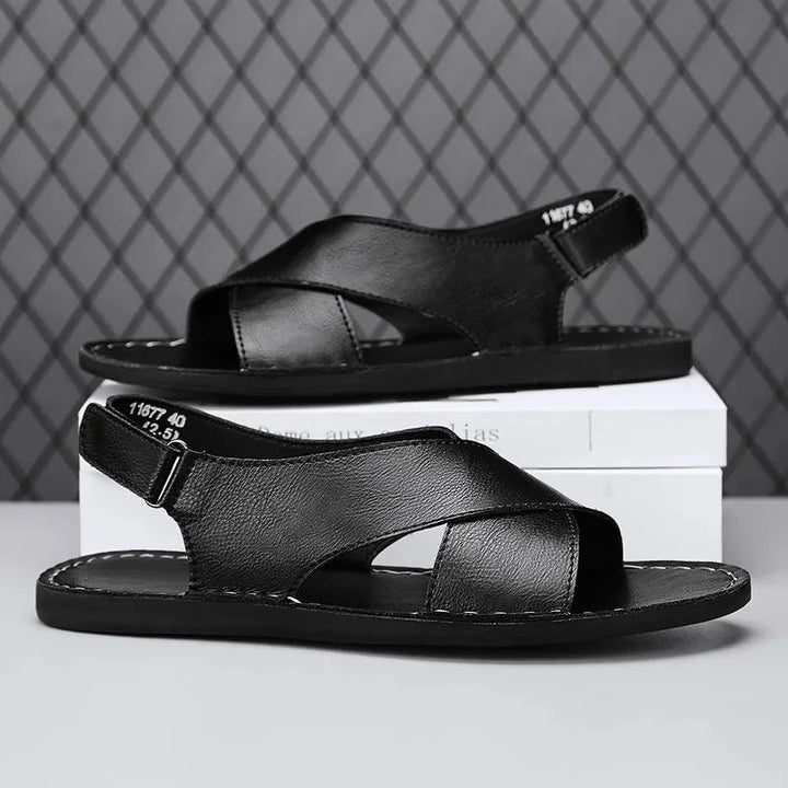 Men’s Sandals with Slingback Strap and Cushioned Sole