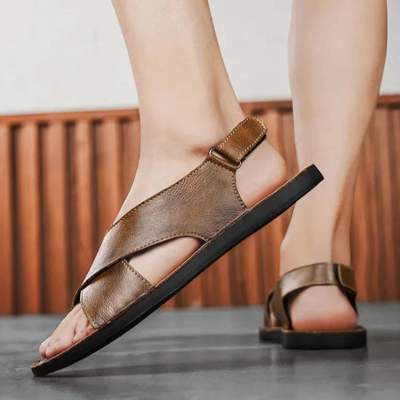 Men’s Sandals with Slingback Strap and Cushioned Sole