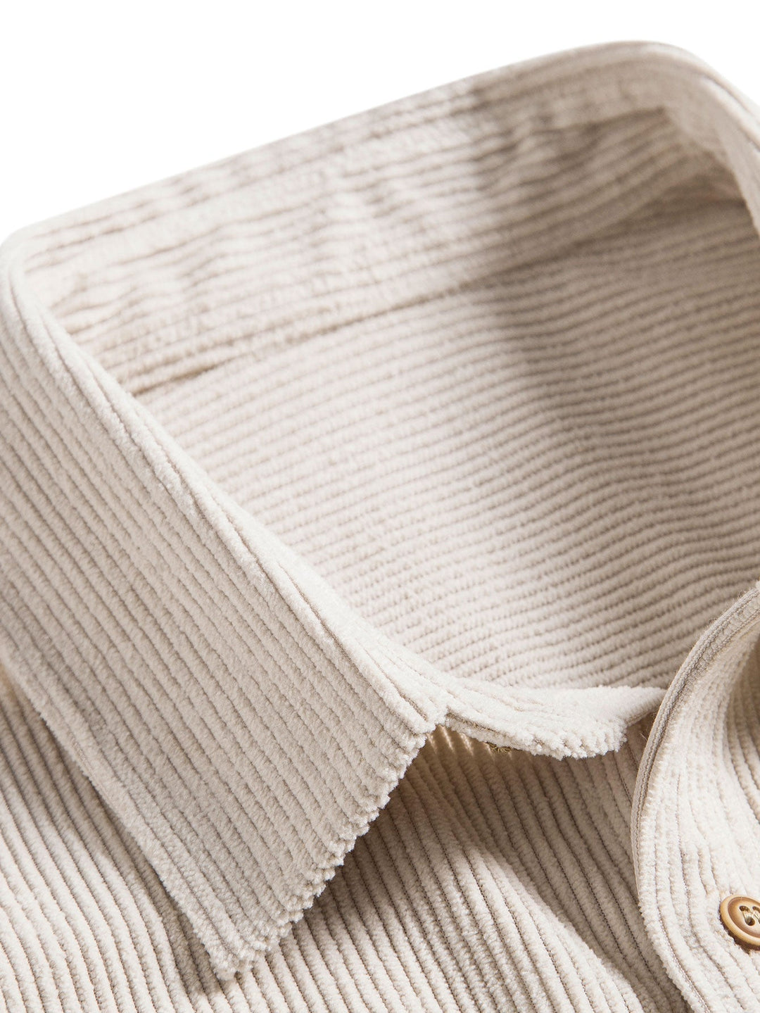 Men’s Short Sleeve Button-Up Shirt with Collar and Textured Pattern
