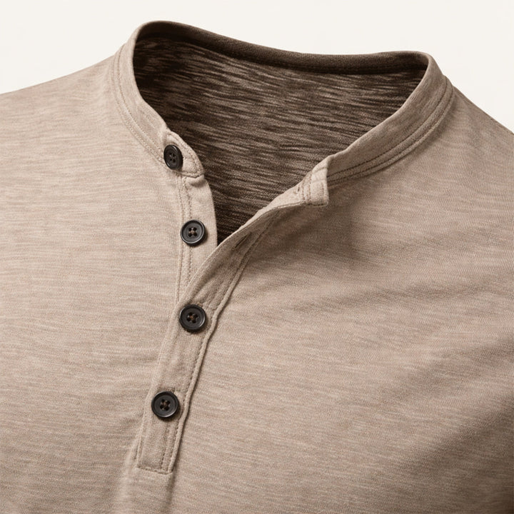 Men's Short Sleeve Henley T-Shirt