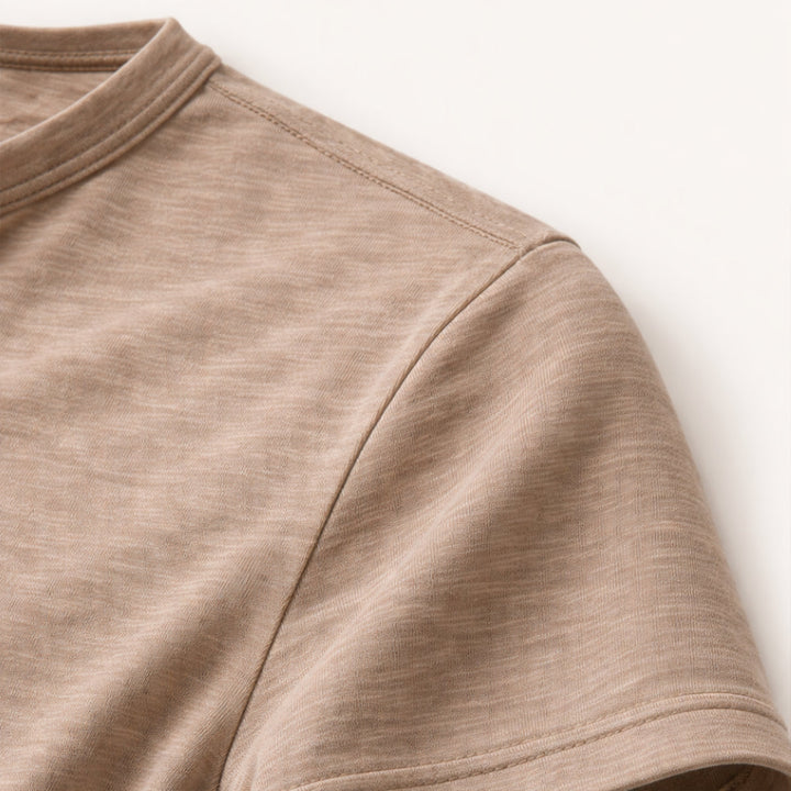Men's Short Sleeve Henley T-Shirt