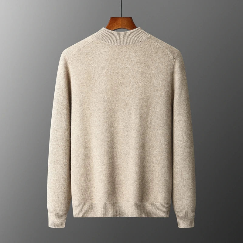 Men’s Stand-Collar Zip Cardigan
