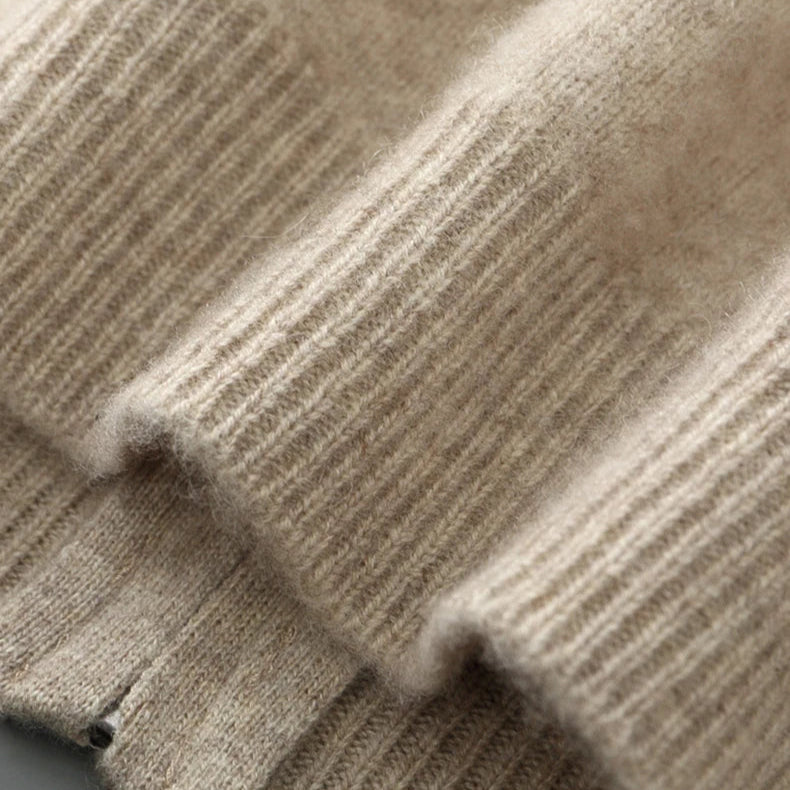 Men’s Stand-Collar Zip Cardigan