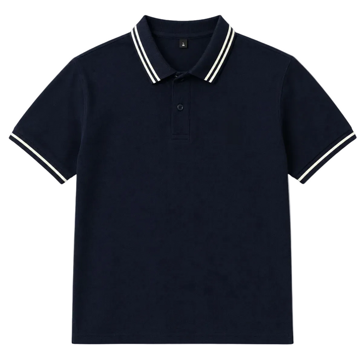 Men's Twin-Tipped Short Sleeve Polo Shirt