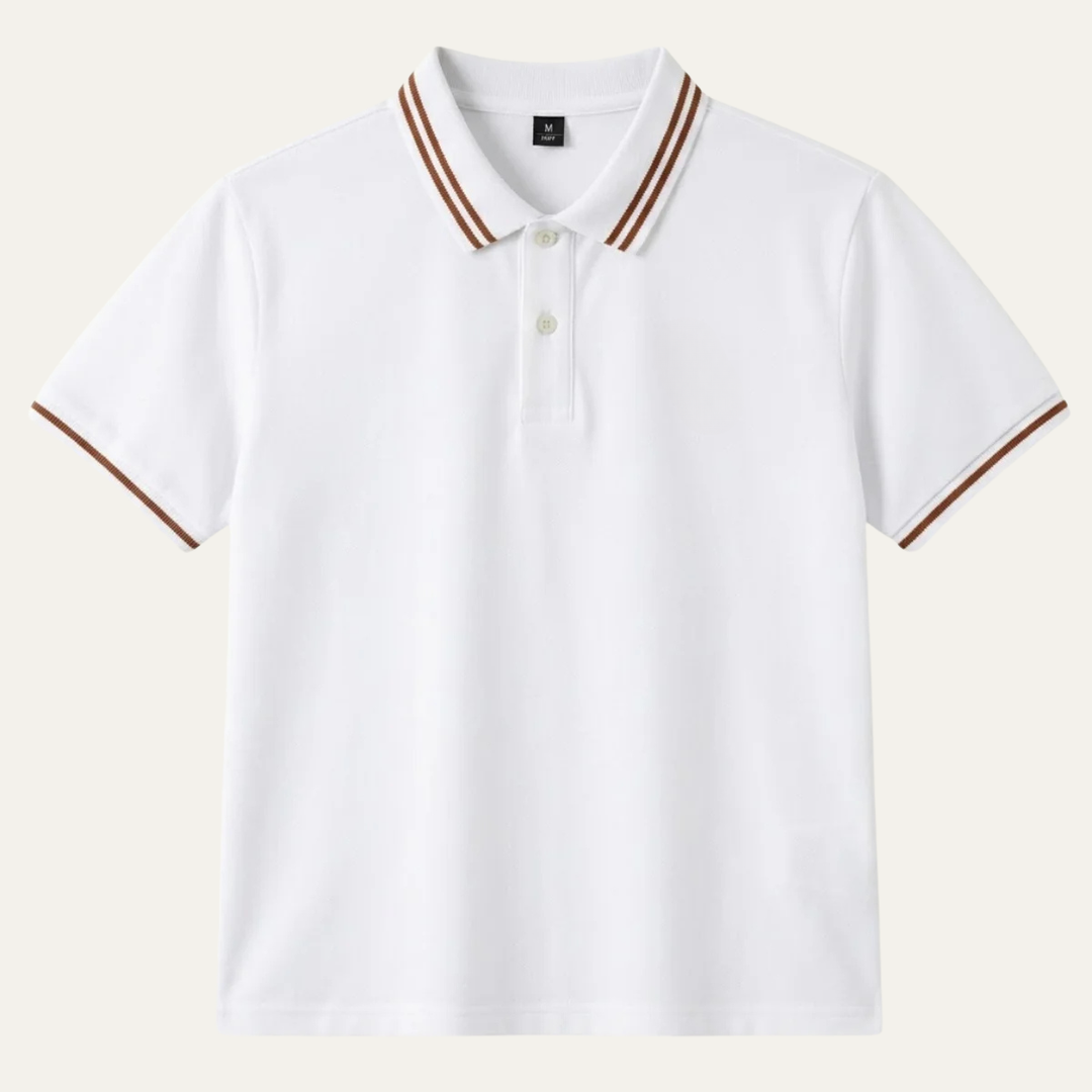 Men's Twin-Tipped Short Sleeve Polo Shirt