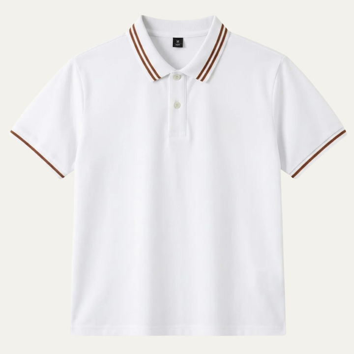 Men's Twin-Tipped Short Sleeve Polo Shirt