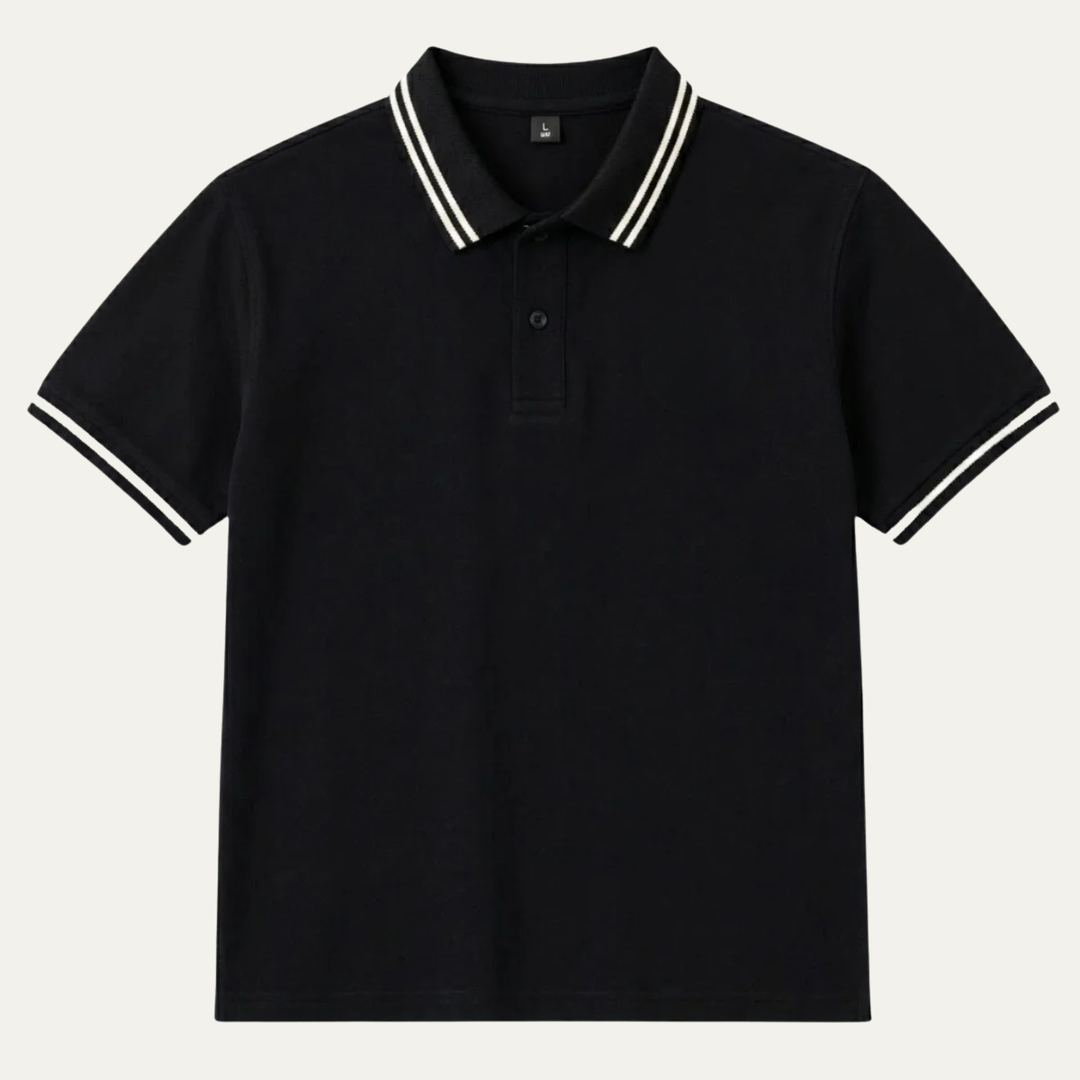 Men's Twin-Tipped Short Sleeve Polo Shirt
