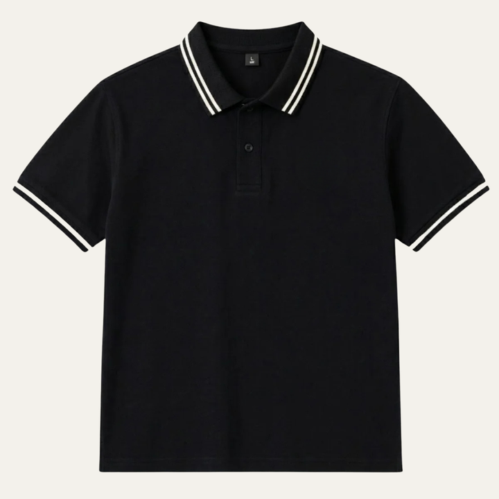 Men's Twin-Tipped Short Sleeve Polo Shirt