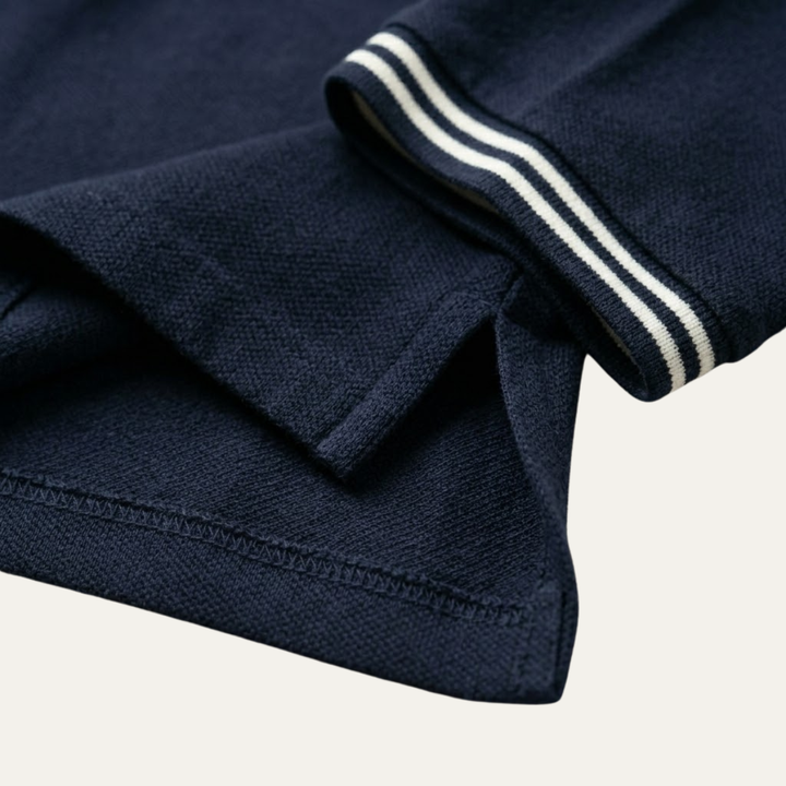 Men's Twin-Tipped Short Sleeve Polo Shirt